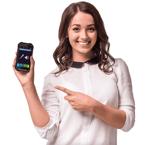 girl with mobile girl with mobile